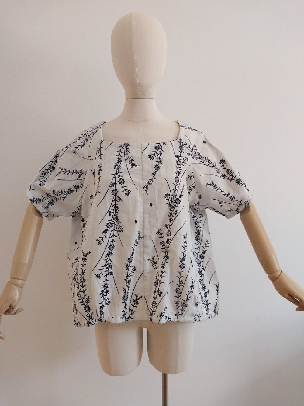 Raglan Sleeve Cotton Smock